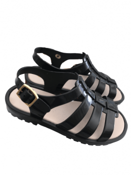 sandalia pimpolho preta